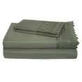 thumbnail image 1 of Auraa Smart 1400 TC Cotton Rich Lace King Sheet Set, 1 of 3
