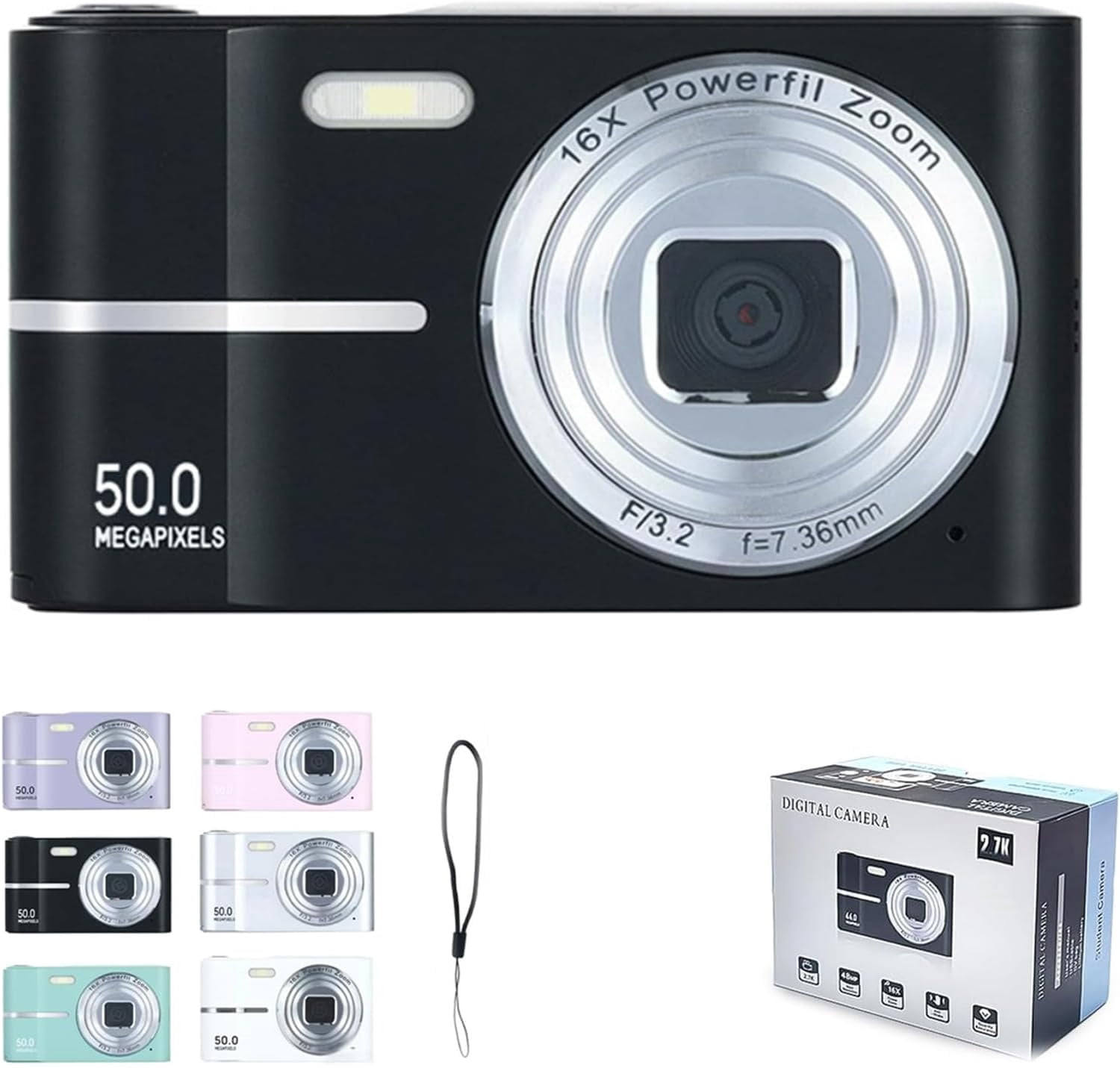 Auracam - 2000's Aesthetic Digital Camera, HD 1080P Portable Small ...