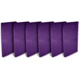 thumbnail image 1 of Auralex Studiofoam Pyramids 24"x48"x2" Acoustic Panel 6-Pack Purple, 1 of 1