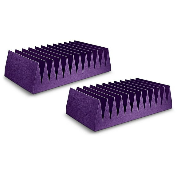 Auralex Venus Bass Traps 2'x4'x12" Acoustic Panels 2-Pack Purple