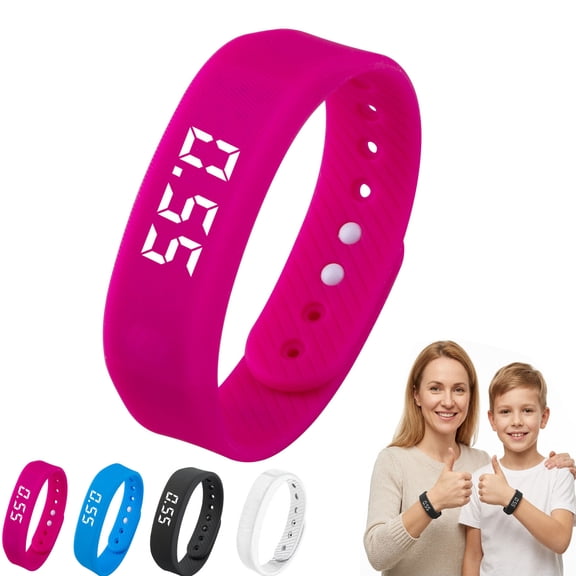 Auralis Wake Band, Gentle Wrist Vibration Combined with Independent Operation, Simple Operation and Versatile Split Timing, Lightweight and Comfortable, Stopwatch Mode, Suitable for Daily Use