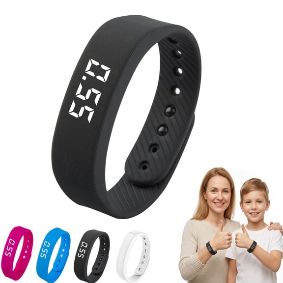 Auralis Wake Band, Gentle Wrist Vibration Combined with Independent Operation, Simple Operation and Versatile Split Timing, Lightweight and Comfortable, Stopwatch Mode, Suitable for Daily Use