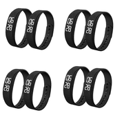 Auralis Wake Band, Silent Alarm Bracelet, Gentle Vibration Wake-Up Wristband with Waterproof Design and Step Tracking, Comfortable Smart Alarm Watch for Heavy Sleepers, Travel, and Office Use