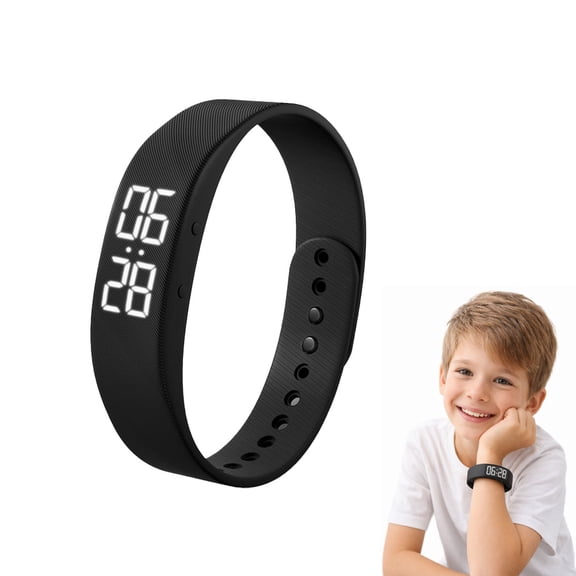 Auralis Wake Band, Silent Alarm Bracelet, Gentle Vibration Wake-Up Wristband with Waterproof Design and Step Tracking, Comfortable Smart Alarm Watch for Heavy Sleepers, Travel, and Office Use