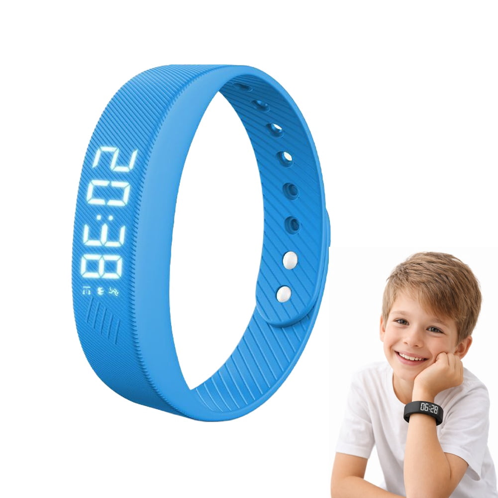 Auralis Wake Band, Silent Alarm Bracelet, Gentle Vibration Wake-Up Wristband with Waterproof Design and Step Tracking, Comfortable Smart Alarm Watch for Heavy Sleepers, Travel, and Office Use
