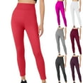 thumbnail image 1 of Auralook High Waisted Leggings for Women Soft Slim Elastic Waisted Tummy Control Pants for Running Cycling Yoga, 1 of 7