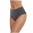 thumbnail image 1 of Auralook 1PC Women's Underwear High Waisted Panties Full Coverage Underpants Soft Strech Ladies Briefs for Women, 1 of 4