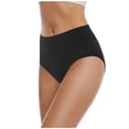 thumbnail image 1 of Auralook 1PC Women's Underwear High Waisted Panties Full Coverage Underpants Soft Strech Ladies Briefs for Women, 1 of 4