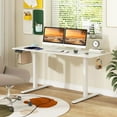 thumbnail image 1 of Auranook 63 x 24 Inch Sit Stand Desk Height Adjustable Electric Standing Desk, 1 of 8