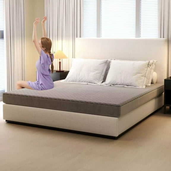 Auranook King Size Mattress Topper Cover, Soft Velvet Mattress Protector with Deep Pockets, Elastic Sides & Anti-slip Bottom, Breathable Mattress Pad Cover