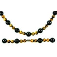 thumbnail image 1 of Auras by Osiris | Handmade Onyx & Yellow Tiger Eye Crystal Necklace - Grounding Genuine Gemstone Beaded Mala | Energy Protection, Chakra Activation Choker - Jewelry Gift for Mens, Womens, 1 of 5