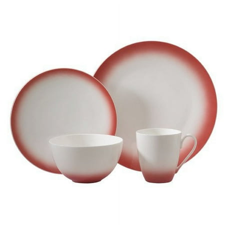 Auratic Inc. Aladdin Bone China 4 Piece Place Setting, Service for 1