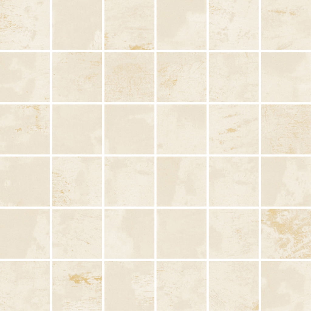 Aureate Light Beige Porcelain Mosaic Wall and Floor Tile