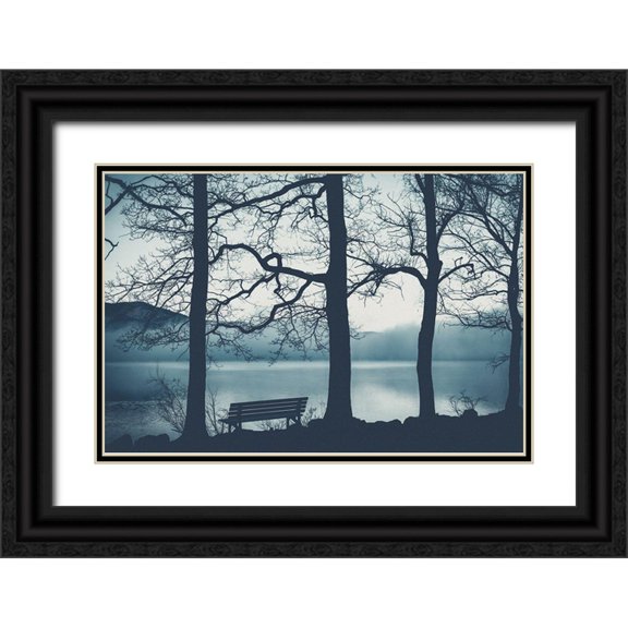 Aurednik, Patrick 18x13 Black Ornate Wood Framed with Double Matting Museum Art Print Titled - Take A Seat