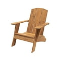 thumbnail image 1 of Curated Maison Aurele Teak Outdoor Adirondack Lounge Chair, 1 of 5
