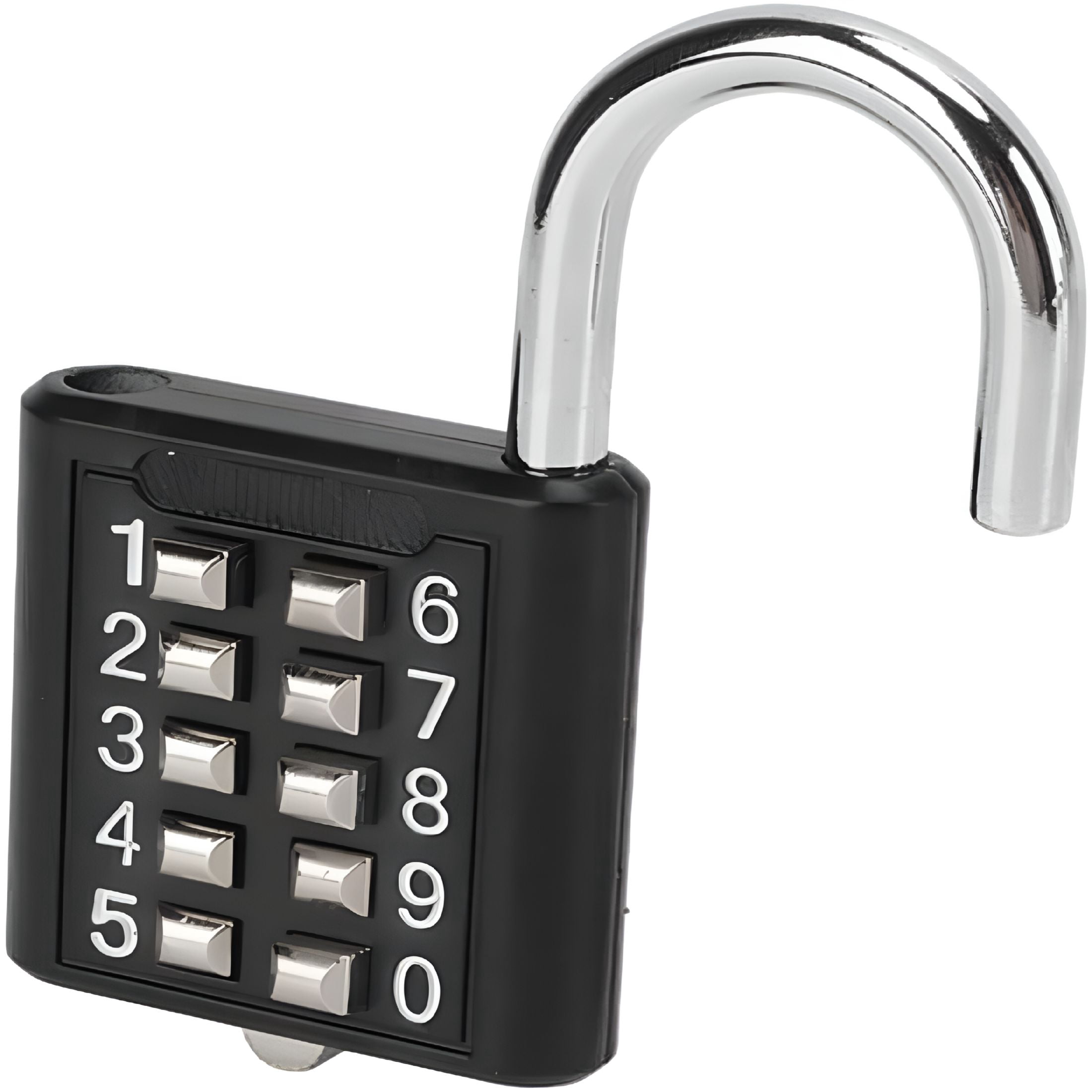 Aurelia 2026 New Waterproof 10 Digit Push Button Combo Padlock-Heavy ...