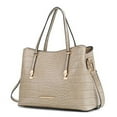 thumbnail image 1 of Aurelia Crocodile Embossed Vegan Leather Women's Tote Handbag, 1 of 1