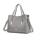 thumbnail image 1 of Aurelia Crocodile Embossed Vegan Leather Women's Tote Handbag, 1 of 1