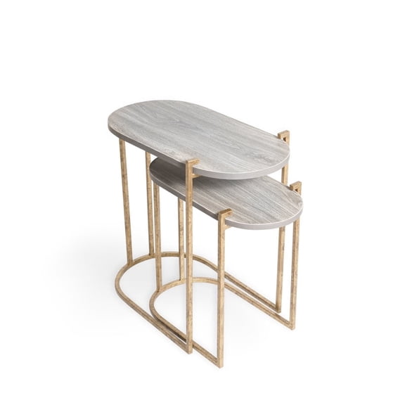 Aurelia Oval Nesting Table Set