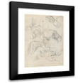 thumbnail image 1 of Aurelio Lomi 14x18 Black Modern Framed Museum Art Print Titled - Seated Woman with Studies of Arms and Legs (ca.&nbsp;1600-1610), 1 of 5