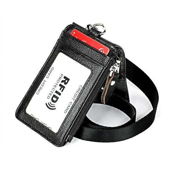 AurexaFashion RFID Protection Minimalist Wallet Card Holder, Black