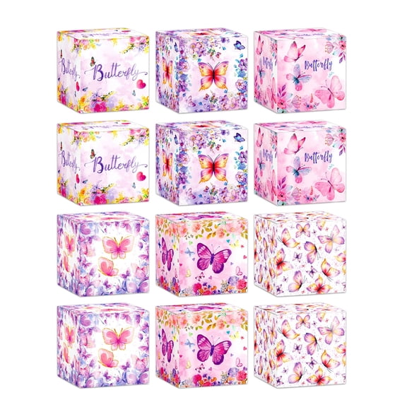 Aurgiarme 12/18Pieces Unique Butterfly Boxes Portable Butterfly Boxes For Enhancing Presentations At Celebration