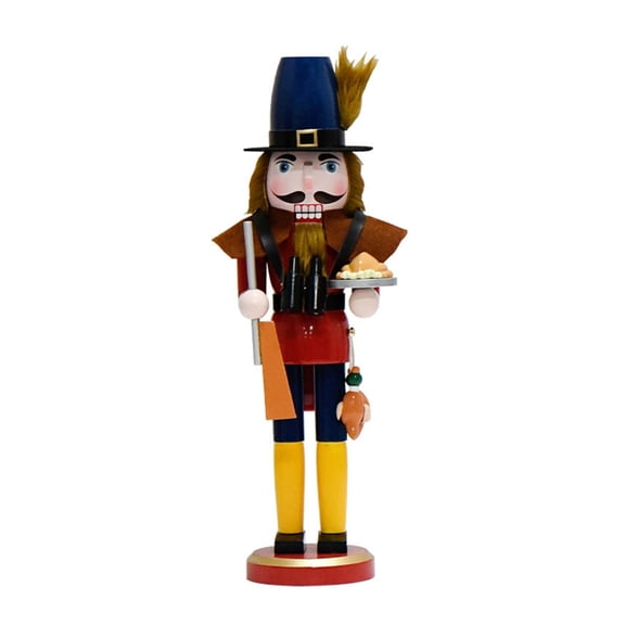 Aurgiarme 15inch Wood Christmas Nutcrackers Traditional Soldier Puppet Doll Christmas Decorations for Shelves and Tables Ornament