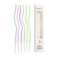 thumbnail image 1 of Aurgiarme 6Pcs Elegant Curved Cake Candle Adornment in Multiple Plated Color for Stylish Birthday and Event Decorations, 1 of 9