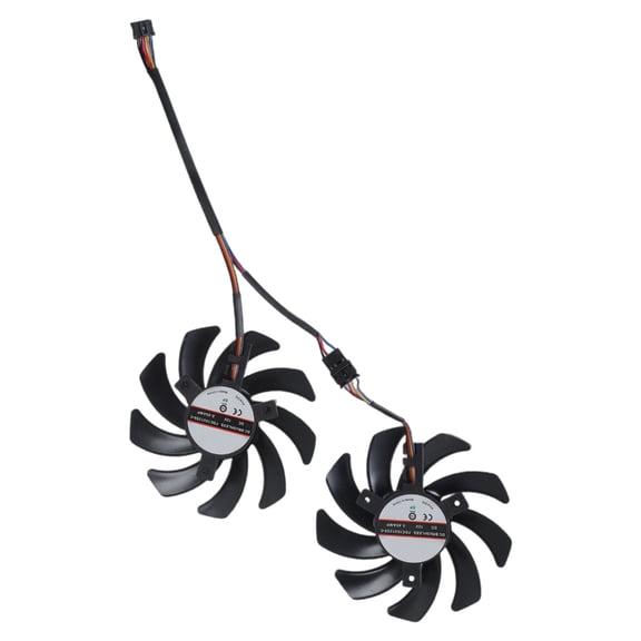 Aurgiarme 85mm 12V Graphics Card Cooling Fan GPU Coolers Replacement Fan for 5600XT 5700 6600 Graphics Card Management