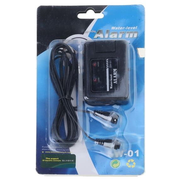 Aurgiarme Aquarium Water Levels Alarm for Fish Tanks Real Time Adjustable Alerts for Aquarium Water Detectors
