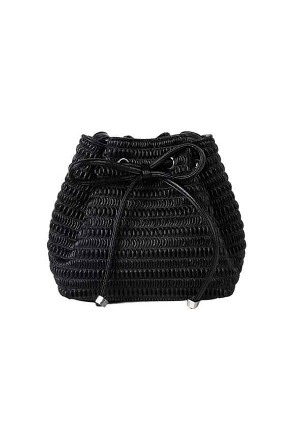 Bucket Bags for Women Crossbody Purses with Drawstring Ladies Evening Bag Leather Clutches Purse Bucket Handbag Satchel