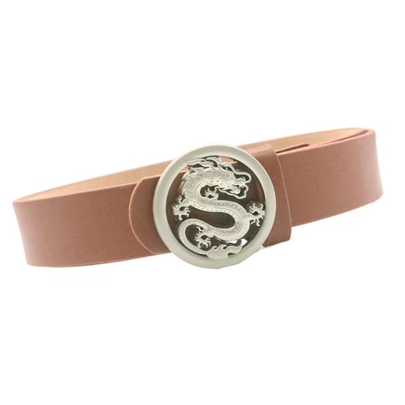 Aurgiarme Casual Waist Chain Unique Buckle Punk Chain Cowgirl Belt for Women Proms Club Party for Jeans Dresses Waistband