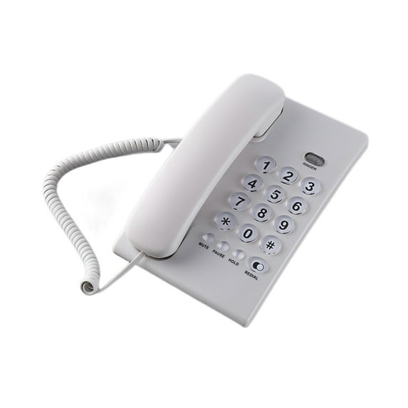 Aurgiarme Corded Phones Landline Home Phone Landline Phones Big Button Landline Telephone for Office Hotel Home Bathroom
