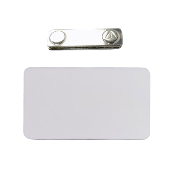 Aurgiarme Customizable Sturdy Acrylic Pin Badge Fashion Accessory Portable for Employee Identification and Event Participation