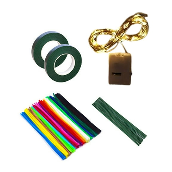 Aurgiarme DIYS Work Kits Pipe Supplies DIYS Colorful Work Making Kits Toy for New Year Party Decorations