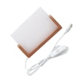 thumbnail image 1 of Aurgiarme Elegant Acrylic Photo Frame with LED Lighted Wood Base Sublimation Picture Frame for Wedding Photos and Art Exhibition, 1 of 9