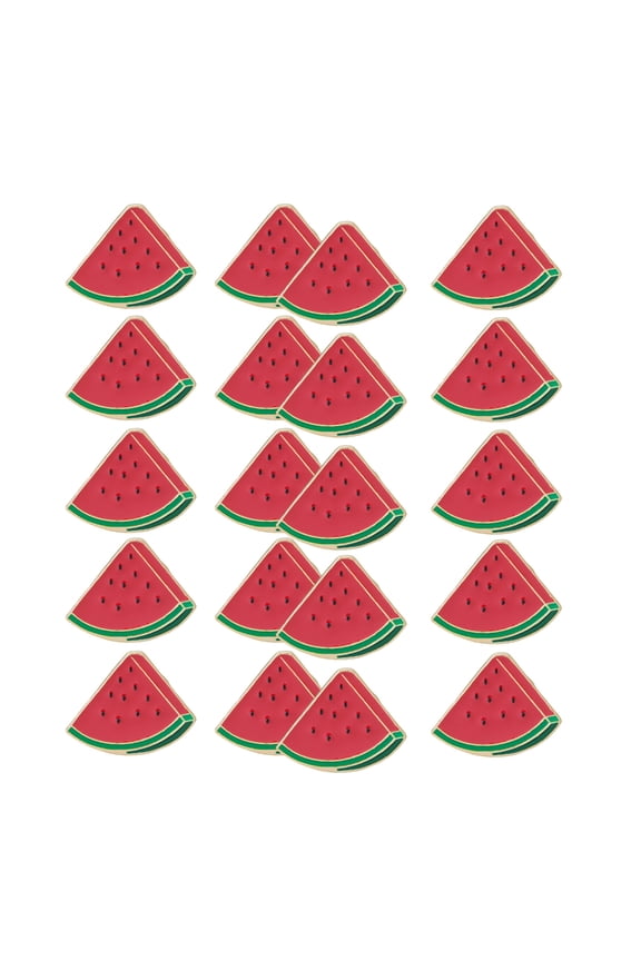 Fashion Charm Brooch Watermelon Pin Fashionable Fruit Brooch Watermelon Badges Present for Teens and Children
