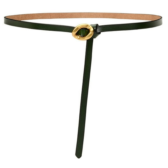 Aurgiarme Fashion Leather Belt All Matching Waistband Dress Waiststrap Waist Decors Women Knotted Skinny Waiststraps