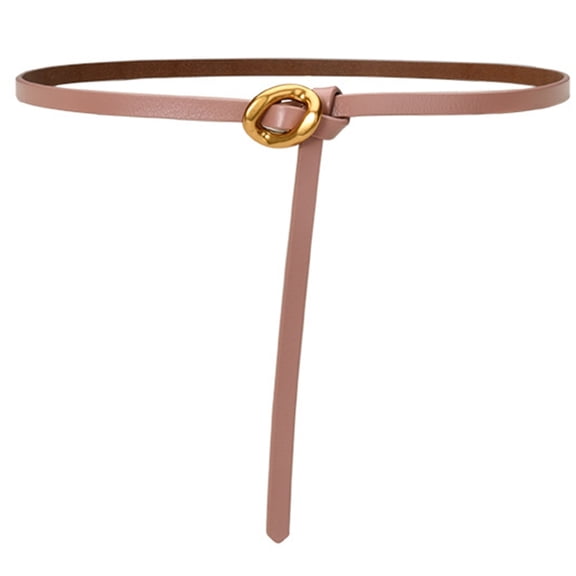 Aurgiarme Fashion Leather Belt All Matching Waistband Dress Waiststrap Waist Decors Women Knotted Skinny Waiststraps