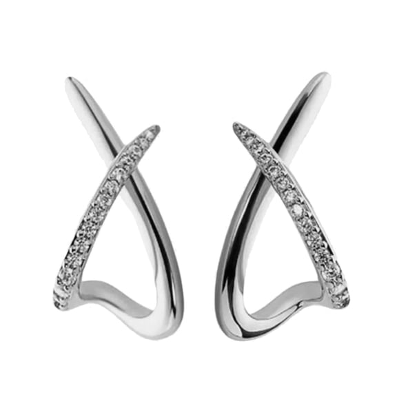 Aurgiarme Fashionable Crosses Design Earrings Unique Ear Studs Adornment Offering Elegances And Comfort For Modern Women