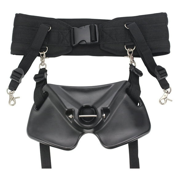 Aurgiarme Fish Fighting Belt Fishing Belt Rod Holder Set Fishing Rod Holder Adjustable Rod Belt Waist Belt Rod Holder