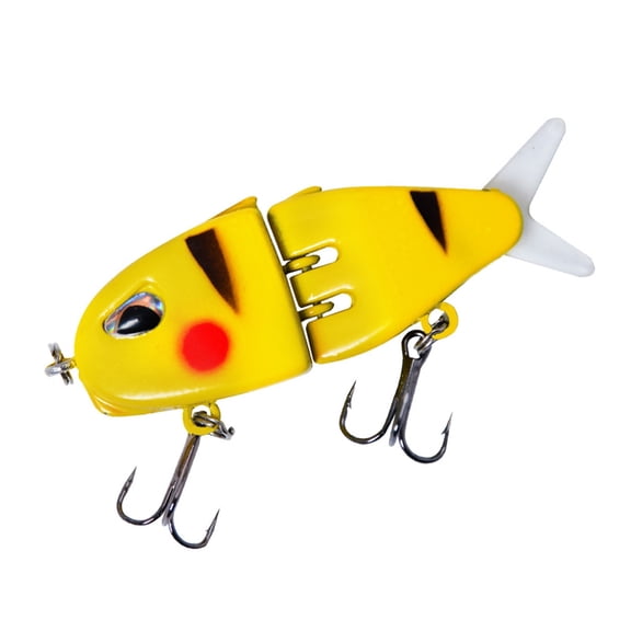 Aurgiarme Fishing Baits Wobblers Muti-Section Jointed Casting Hard Lures Treble Hook Crankbait Sinking Tackle Swimming Lures Baits