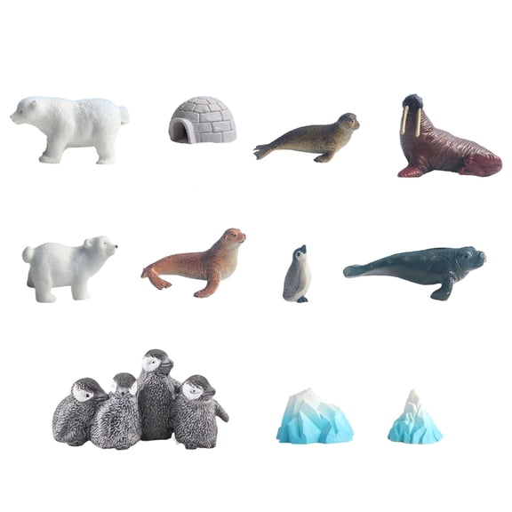 Aurgiarme Fishtanks Decoration Snow Mountain and Igloos Landscape Figurine for Aquariums Scene Display