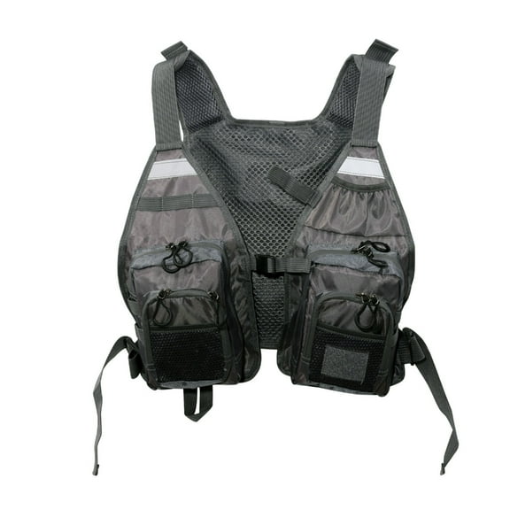 Aurgiarme Fly Fishing Vest for Men Adjustable Multi Pokcet Waistcoat Outdoors Fishing Accessories Trout Fishing Gears