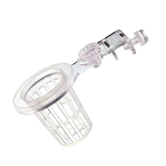 Aurgiarme Hanging Plant Holder for Aquarium, Adjustable Water Plant Cup Easy Install Fish Tanks Decors