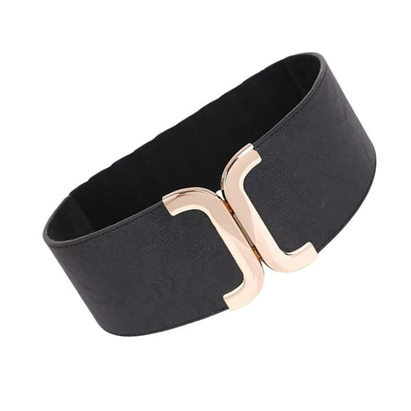 Aurgiarme Ladies Dress Buckles Belt Vintage Styles Waistband Stretchable Waist Belt for Jeans Dresses and Casual Pant