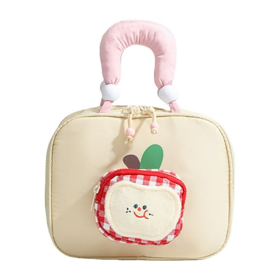 Aurgiarme Large Capacity Toiletry Bag Lovely Makeup Bag Travel Cosmetic Bag Wash Bag Aesthetic Makeup Storage Bag for Woman