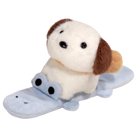 Aurgiarme Lovely Plush Clap Circles Furry Animal Slap Bracelet Fun Animal Clap Band for Kids Strollers Cribs Bicycles Decoration
