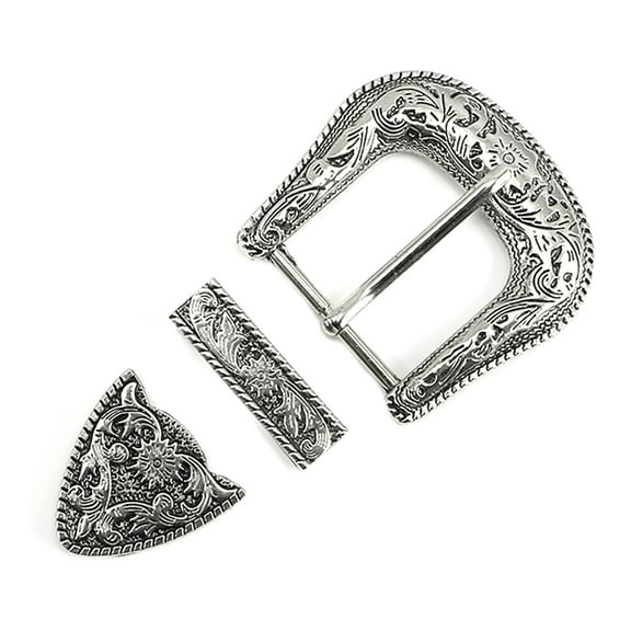 Aurgiarme Metal Belt Buckle Set for Unisex Women Men Retro Belt Buckle Head Replacement Belt Buckle Pin Creative Birthday