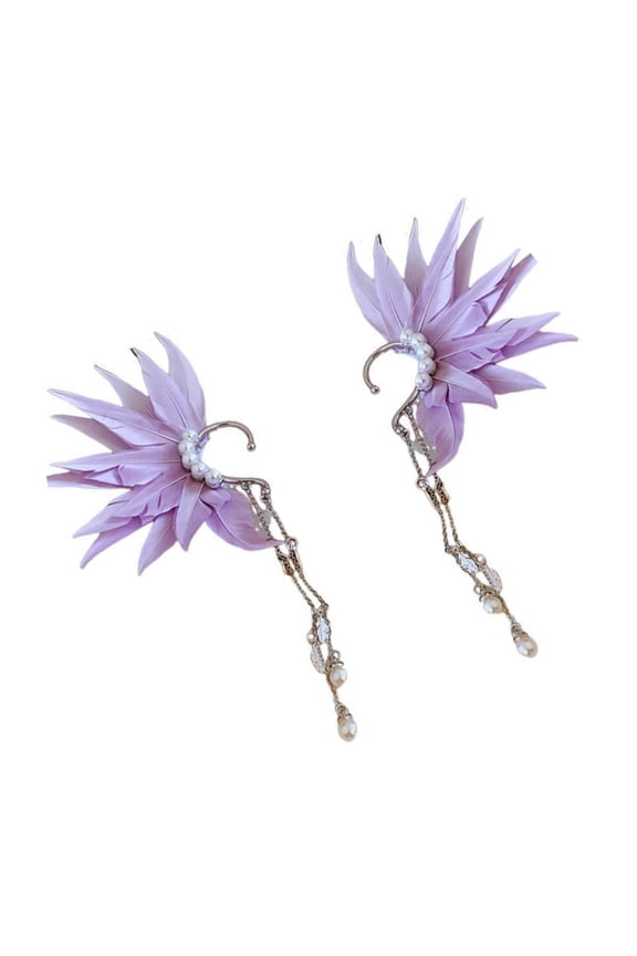 Multipurpose Dynamic Fringe Rivet Pendant Earrings Sturdy Alloy Fashion Ear Decoration for The Modern Woman Use